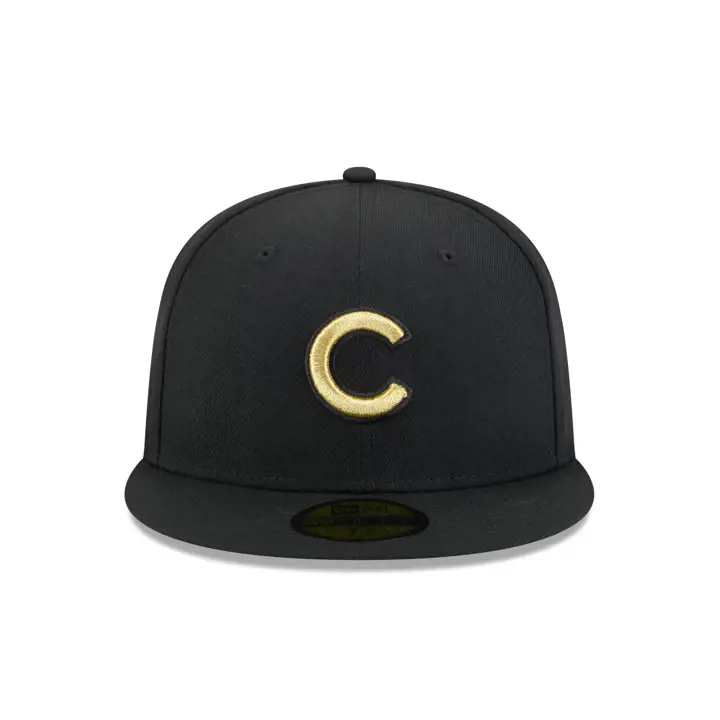 Chicago Cubs MLB Blk/Or 59FIFTY NOI/NOI/GRI