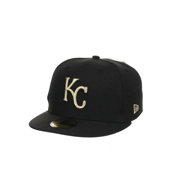 Kansas City Royals MLB Noir/Or 59FIFTY Noir/Noir/Gris