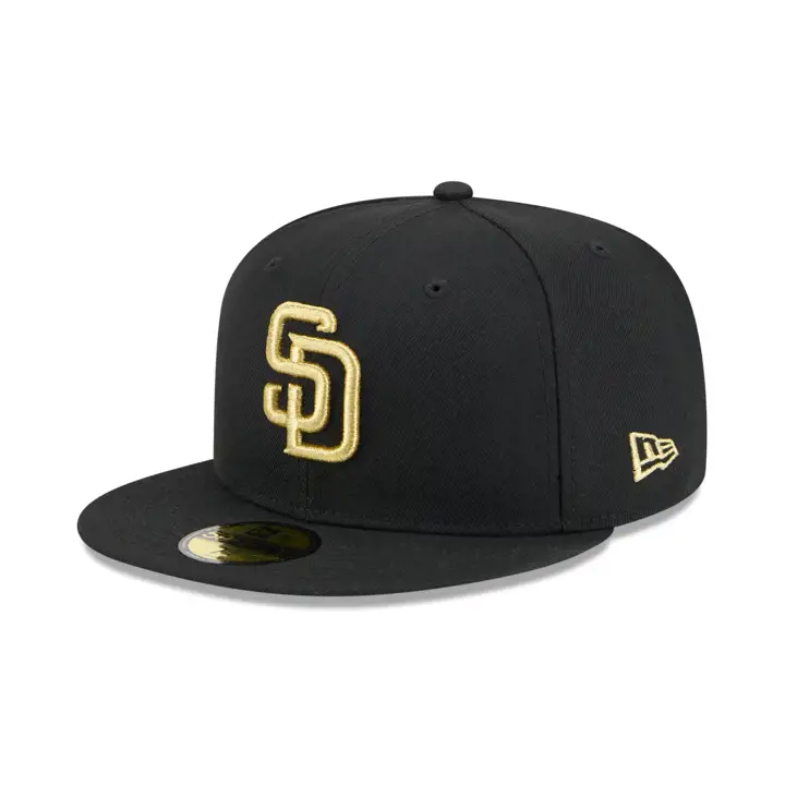 San Diego Padres MLB Noir/Or 59FIFTY NOI/NOI/GRI