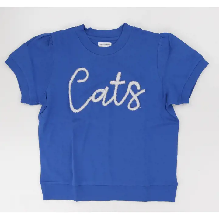 Kentucky Wildcats NCAA Women's Glitter Script Sweater BLEU