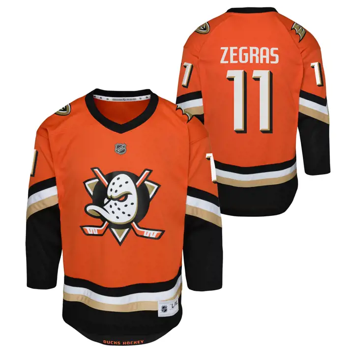Anaheim Ducks NHL Youth Player Replica Jersey Trevor Zegras
