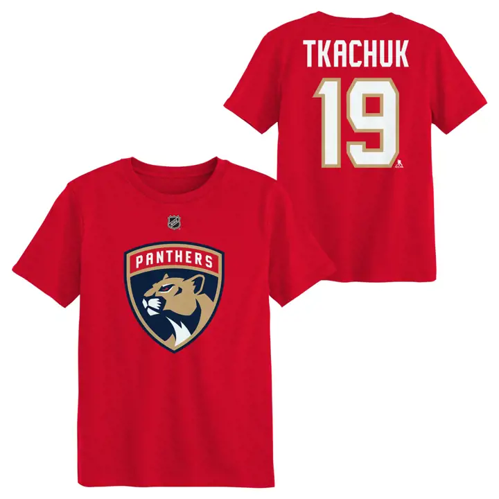 T-shirt Enfant N&N Joueur Florida Panthers NHL Matthew Tkachuk