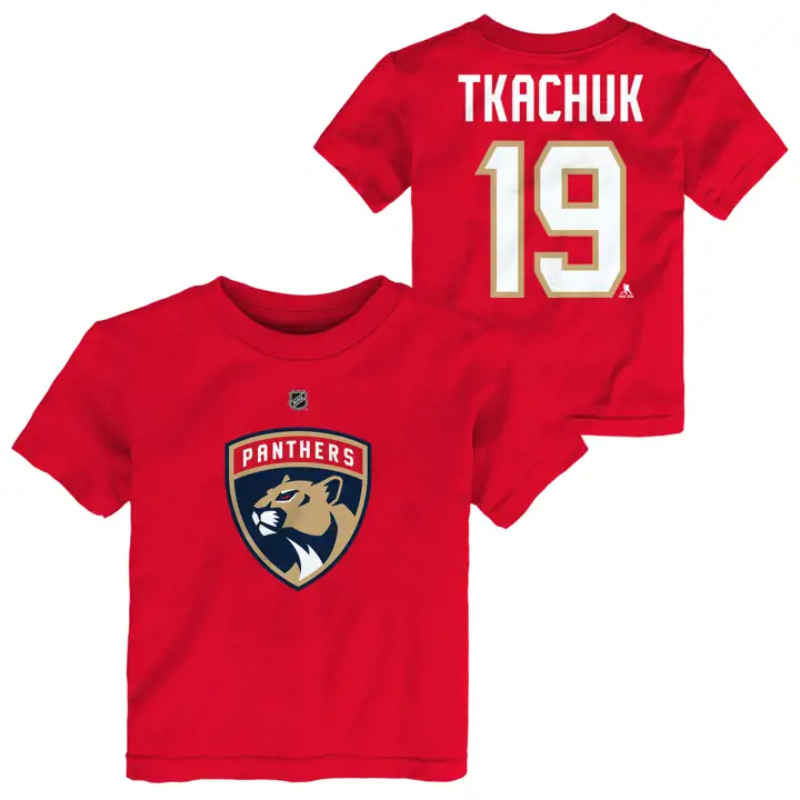 T-shirt Florida Panthers NHL pour tout-petits joueur N&N Matthew Tkachuk