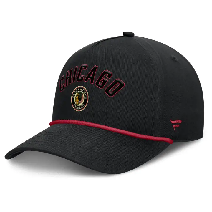 Chicago Blackhawks NHL Décennies Casquette Trucker Noire