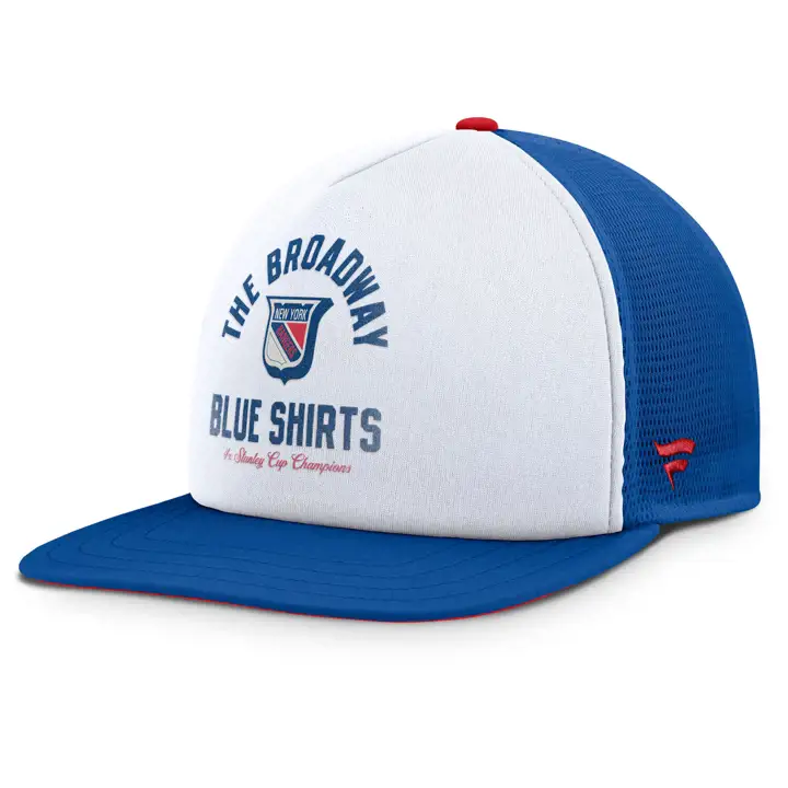 New York Rangers LNH Casquette camionneur en mousse Décennies marine/blanc