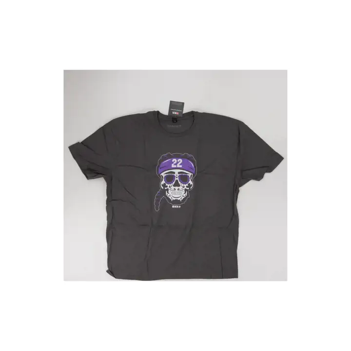 T-shirt Crâne en sucre Henry des Ravens de Baltimore Derrick Henry gris