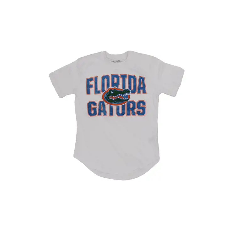 T-shirt imprimé pailleté blanc Florida Gators NCAA pour femme