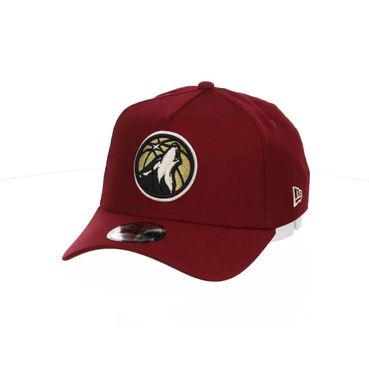 Minnesota Timberwolves NBA Casquette Cardinal Wool 9FORTY A-Frame Cred