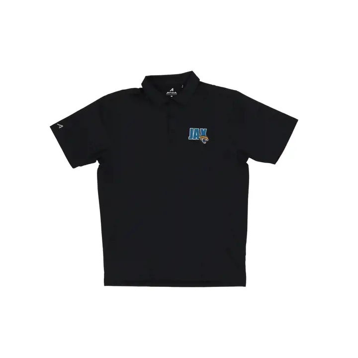 Polo Homme NFL Jacksonville Jaguars Antigua Valid BLK/Metall