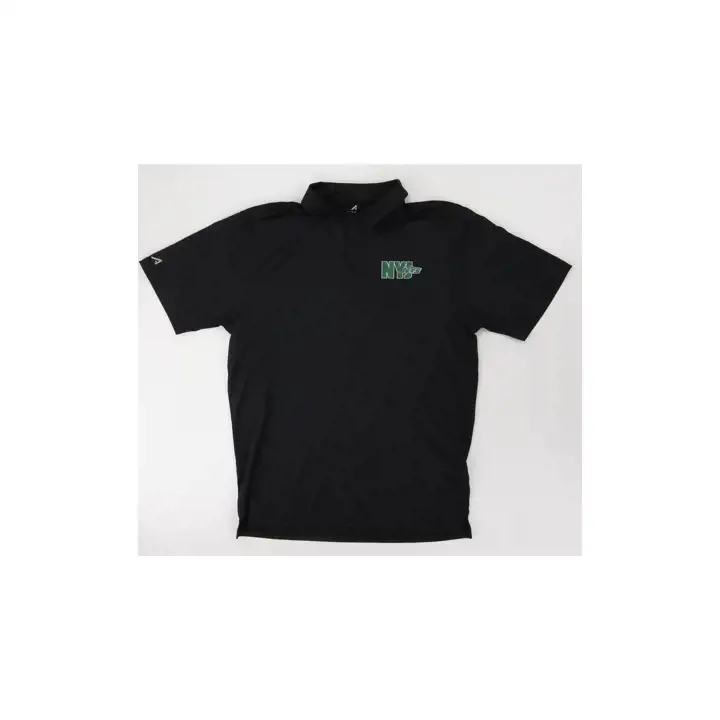 Polo Antigua Valid NFL Homme New York Jets NOIR/Métallique