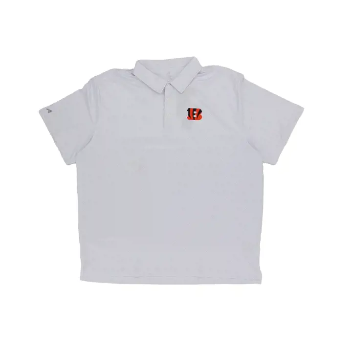 Polo Homme NFL Antigua Whirl Cincinnati Bengals BLANC