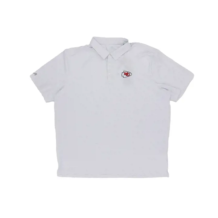 Polo Whirl Antigua NFL Homme Kansas City Chiefs BLANC