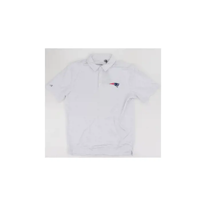 New England Patriots NFL Polo Whirl Antigua Homme Blanc