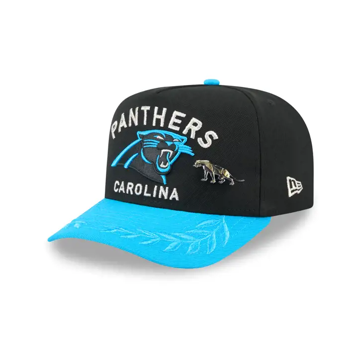 Carolina Panthers 25 NFL Draft 59FIFTY AF NOIR/TURQUOISE/GRIS