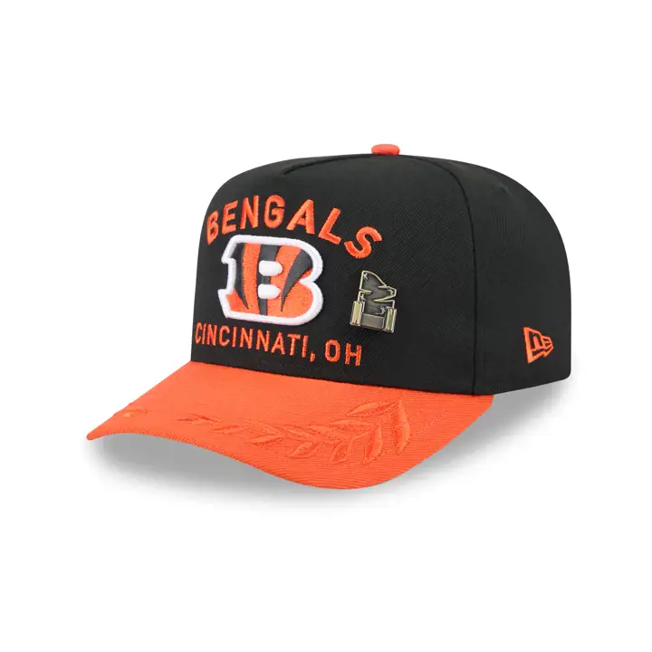 Cincinnati Bengals 25 NFL Draft 59FIFTY AF NOIR/ORANGE/GRIS
