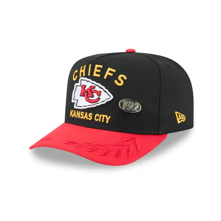 Kansas City Chiefs 25 NFL Draft 59FIFTY AF NOIR/ROUGE/GRIS