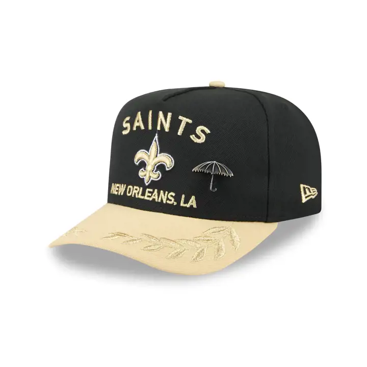 New Orleans Saints 25 NFL Draft 59FIFTY AF NOIR/OR/GRIS
