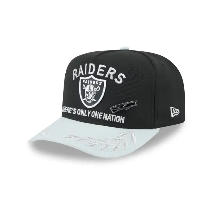 Las Vegas Raiders Casquette 59FIFTY NFL Draft 2025 AF NOIR/GRIS