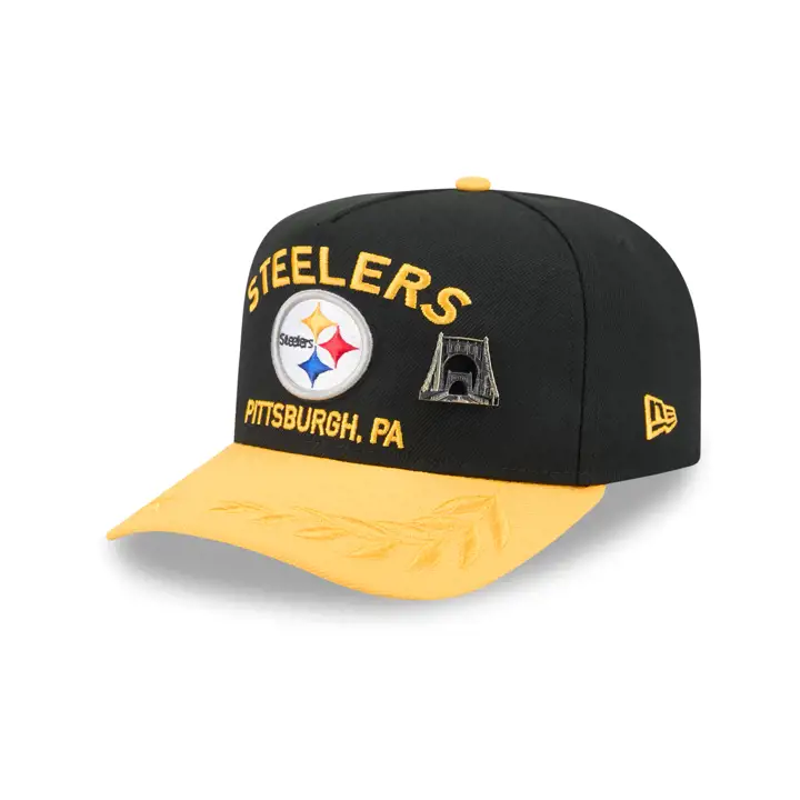 Pittsburgh Steelers 25 NFL Draft 59FIFTY AF NOIR/JNE/GRIS