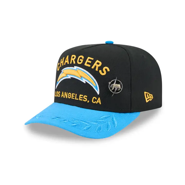 Los Angeles Chargers 25 NFL Draft 59FIFTY AF NOIR/BLEU/GRIS