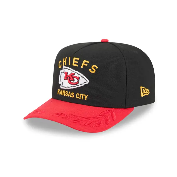 Kansas City Chiefs Casquette 9FIFTY AF NFL Draft Rouge/Gris
