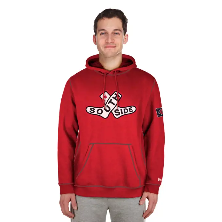 Sweat à capuche MLB Chicago White Sox NE City Connect Collection - Noir