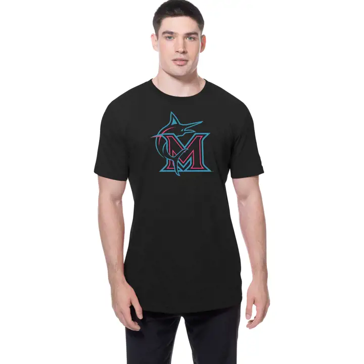 T-shirt BLK Miami Marlins MLB NE City Connect Collection
