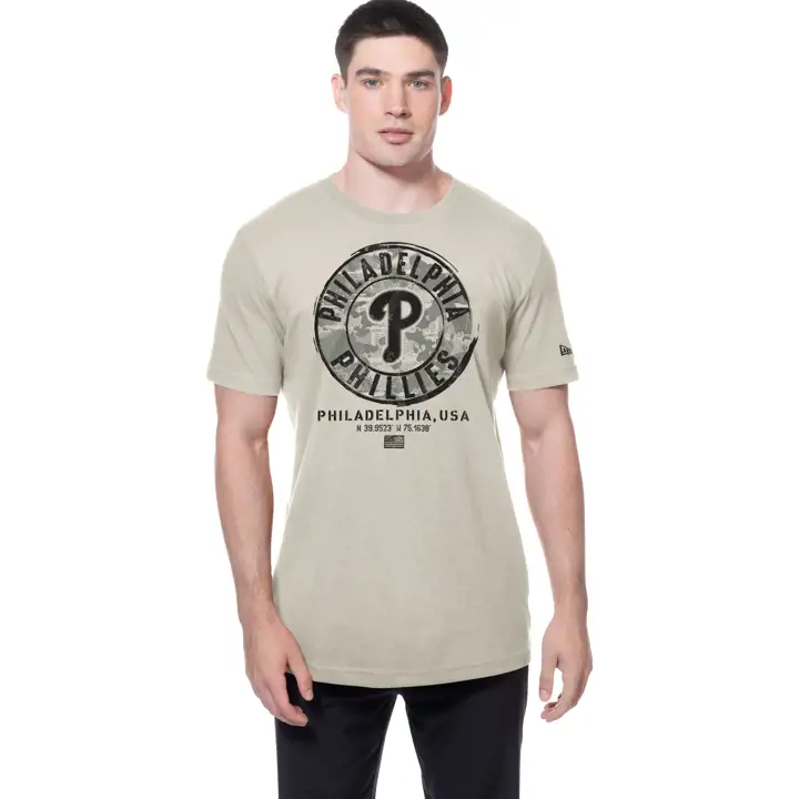 T-shirt rond Philadelphia Phillies MLB AFD 25 coloris pierre