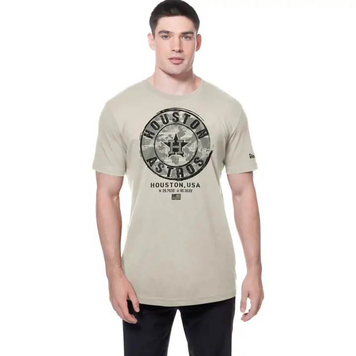 T-shirt Houston Astros MLB AFD 25 Circle couleur pierre