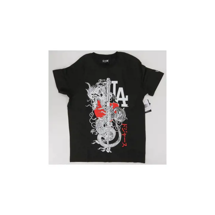T-shirt Los Angeles Dodgers MLB NExLAD Heritage noir