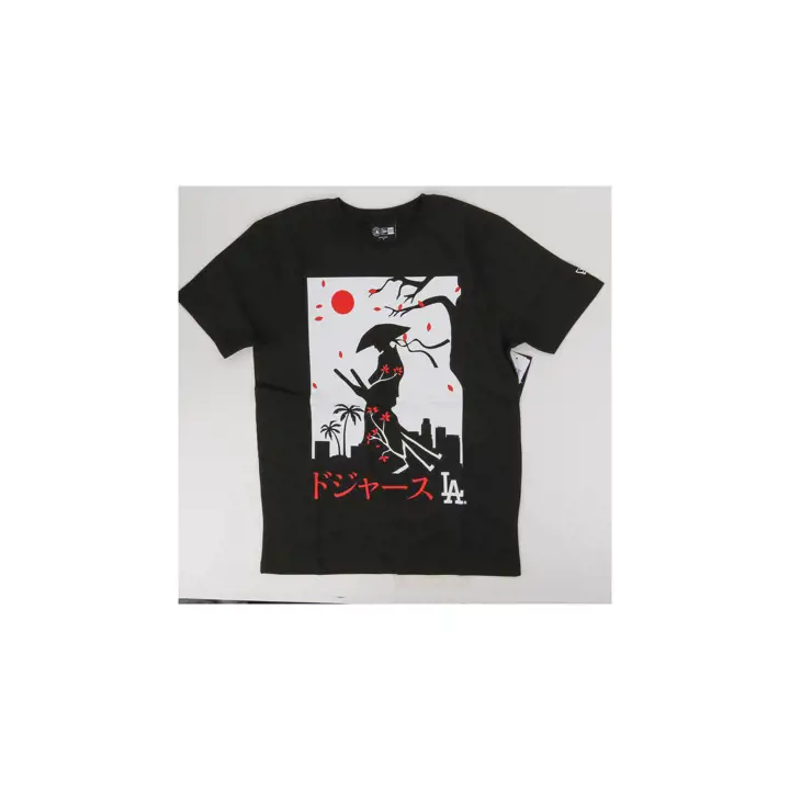 T-shirt Los Angeles Dodgers MLB NExLAD Silhouette BLK