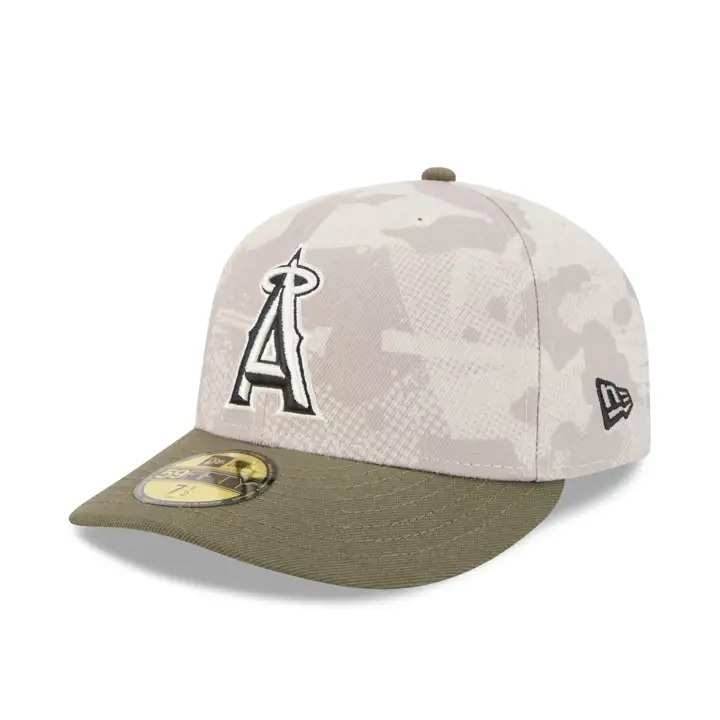 Anaheim Angels 2025 MLB Forces armées 59FIFTY GRN