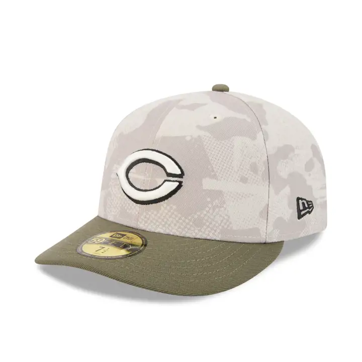 Cincinnati Reds 2025 MLB Forces armées 59FIFTY VERT