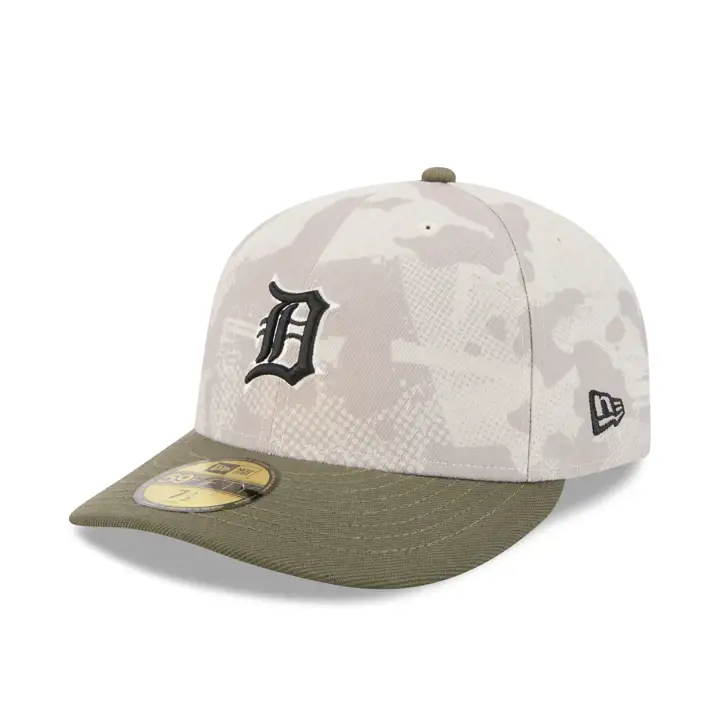 Detroit Tigers 2025 MLB Forces Armées 59FIFTY GRN