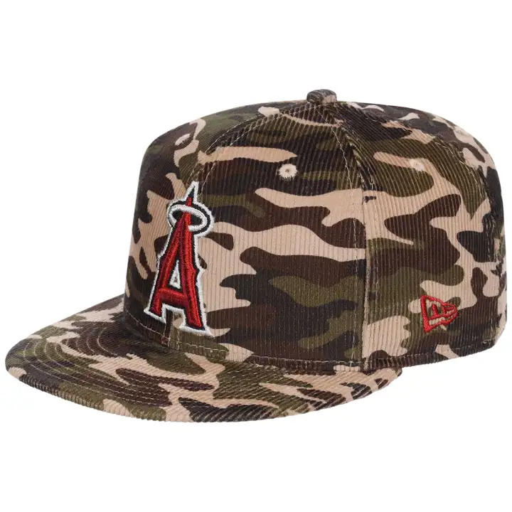 ANAHEIM ANGELS MLB CAMO CORD 59FIFTY woodland