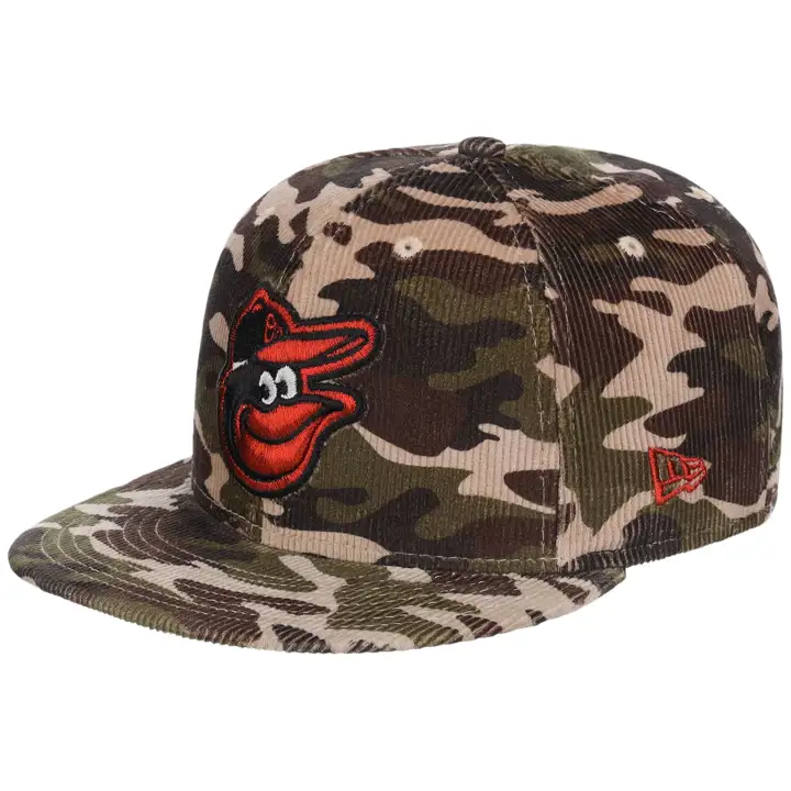 BALTIMORE ORIOLES MLB CAMO CORD 59FIFTY camouflage forêt