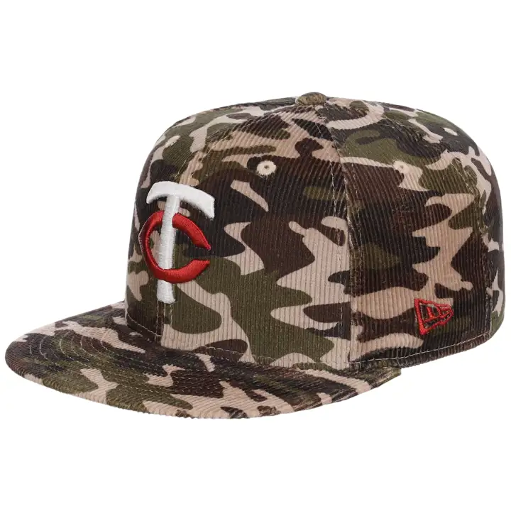 MINNESOTA TWINS MLB CAMO CORD 59FIFTY woodland