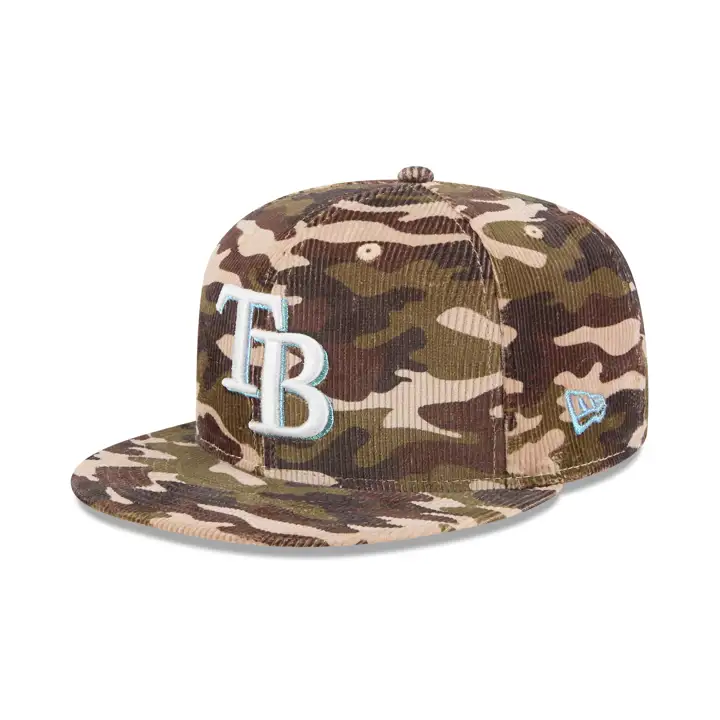 TAMPA BAY RAYS MLB CAMO CORD 59FIFTY camouflage