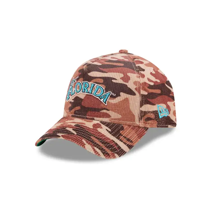 FLORIDA MARLINS MLB CAMO CORD AF9FORTY Camouflage sable