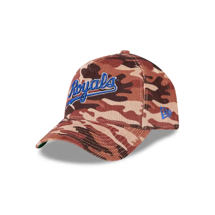Casquette KANSAS CITY ROYALS MLB CAMO CORD AF9FORTY Camouflage sable