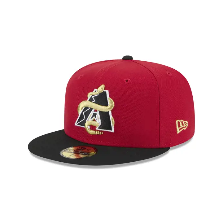 ARIZONA DIAMONDBACKS MLB SNAKE 59FIFTY rouge/noir