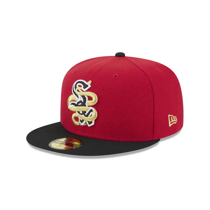 CHICAGO WHITE SOX MLB SNAKE 59FIFTY rouge/ noir