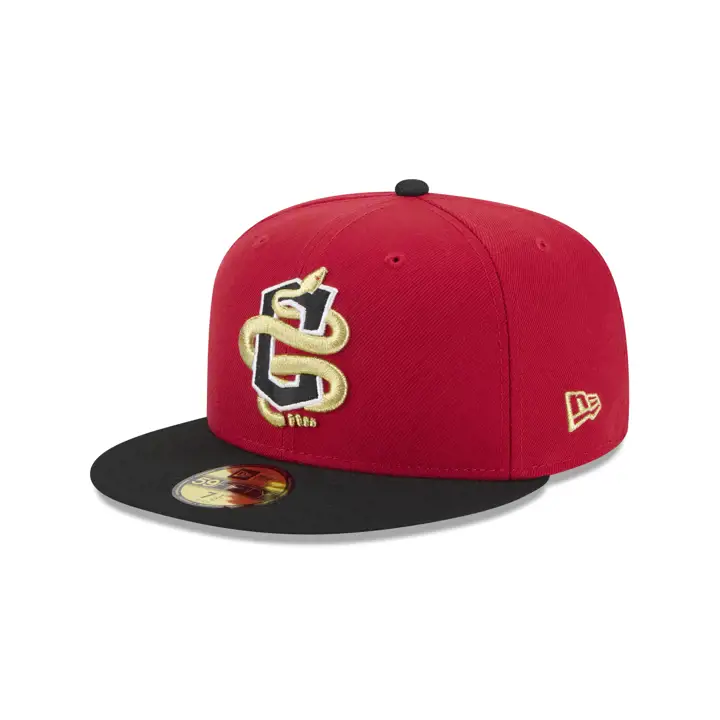 CLEVELAND GUARDIANS MLB SNAKE 59FIFTY rouge/noir