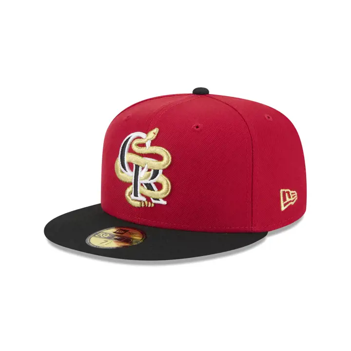 COLORADO ROCKIES MLB SNAKE 59FIFTY rouge/noir