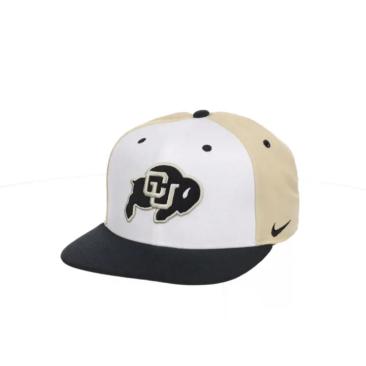 Casquette plate Colorado Buffaloes Pro Square Visor à bord plat et fermeture snapback Gl