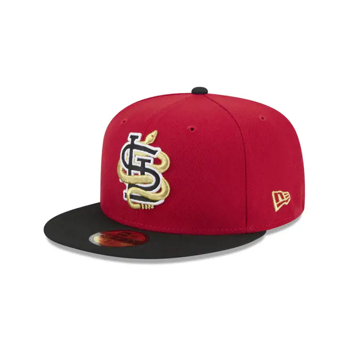 CASQUETTE ST. LOUIS CARDINALS MLB SNAKE 59FIFTY rouge/noir