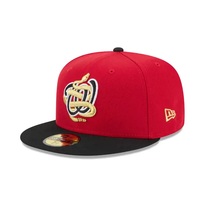 CASQUETTE 59FIFTY ROUGE ET NOIRE WASHINGTON NATIONALS MLB SNAKE