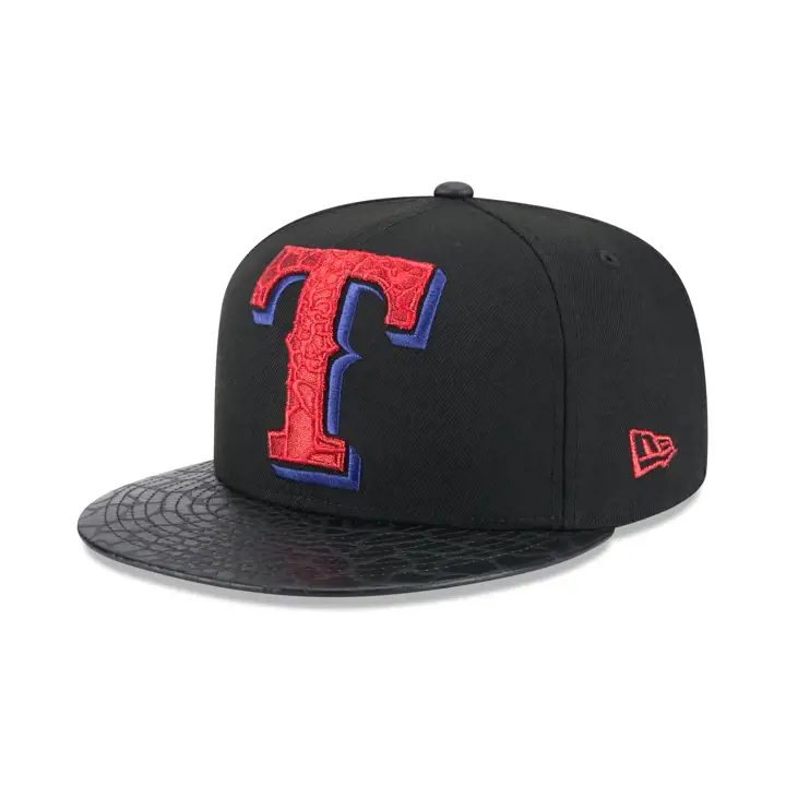 CASQUETTE 59FIFTY MLB YEAR OF THE SNAKE DES TEXAS RANGERS noire
