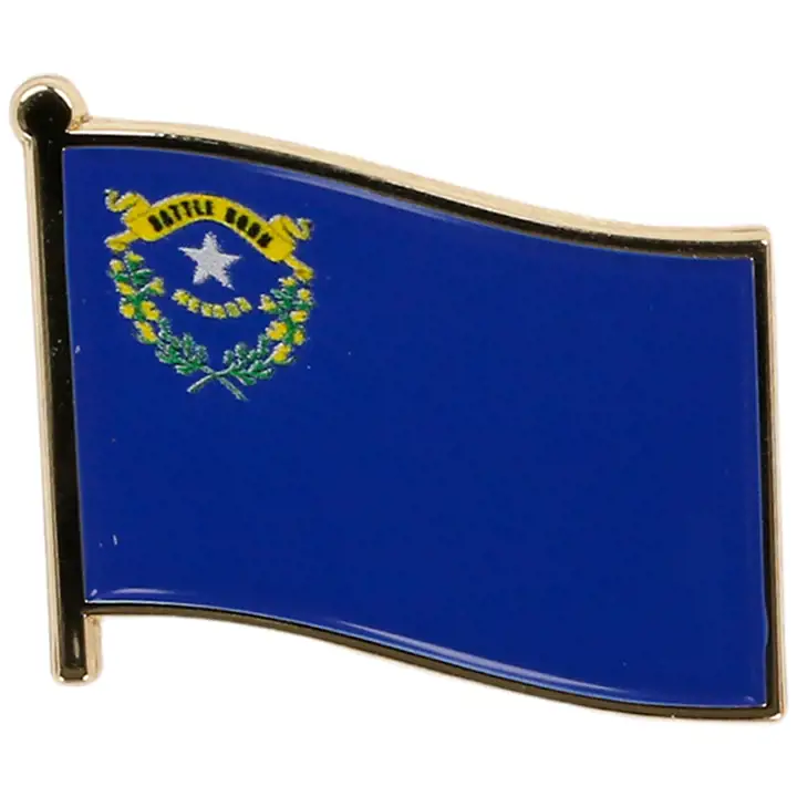 Drapeau d'état de marque privée - Épingle NV Ast