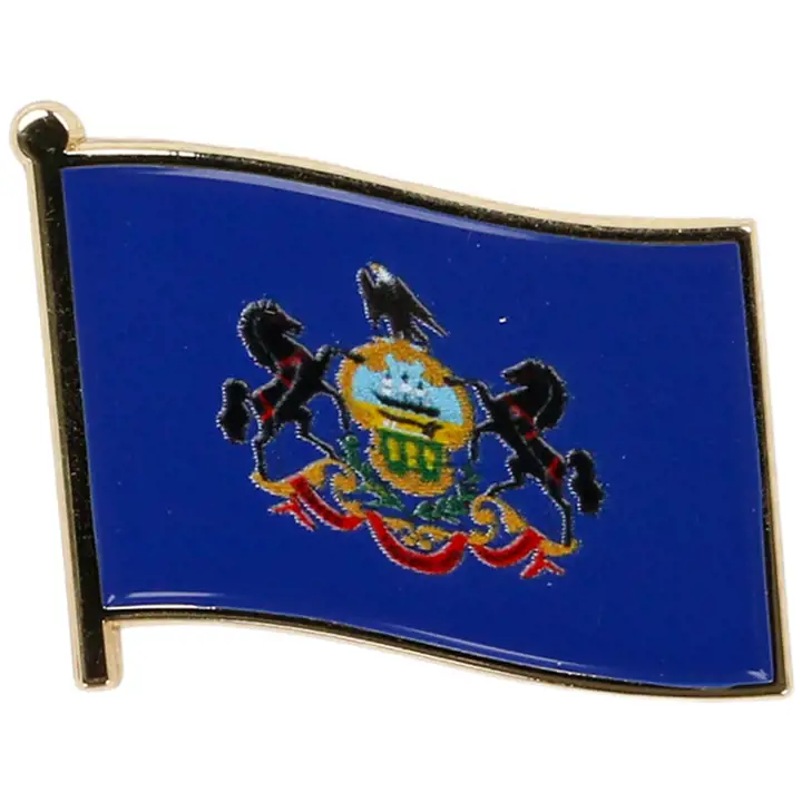 Drapeau d'État sous marque de distributeur - Épingle PA Ast